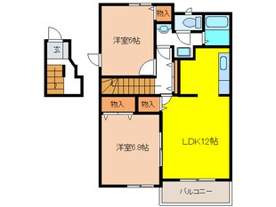 アルカンシェルの物件間取画像